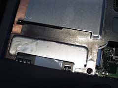 Salt water in laptop